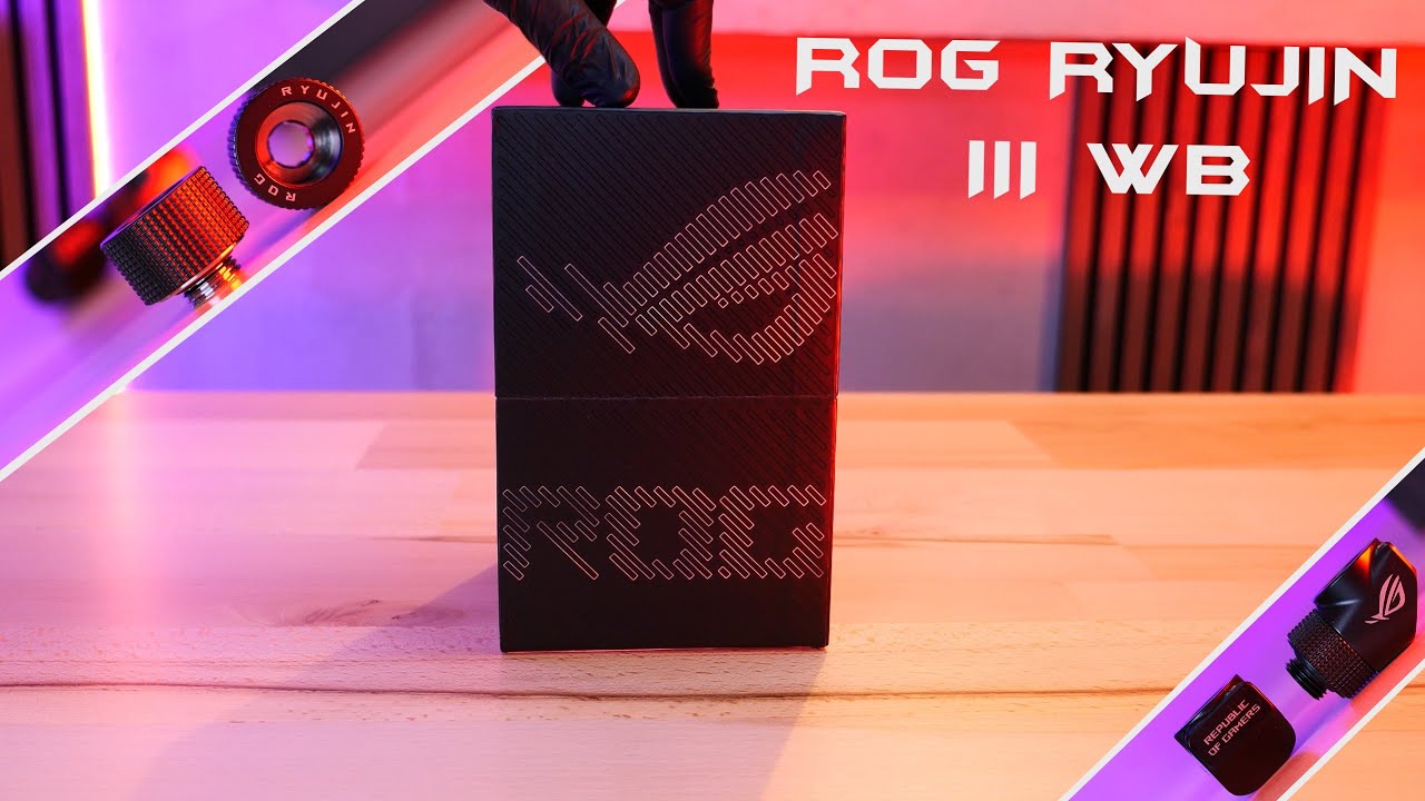 ROG RYUJIN III WB processzor blokk unboxing és teszt