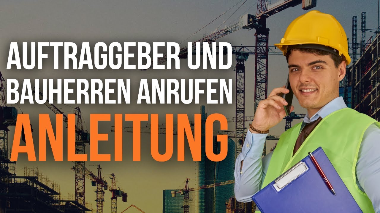 Teil 1: Als Bauingenieur oder Architekt richtig telefonieren, um planbar Aufträge zu bekommen!