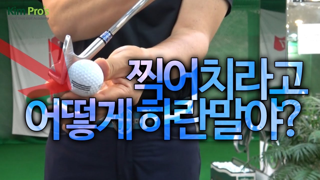 찍어쳐라 찍어쳐라 하는데 도데체 어떻게 하라는거야? | 굿샷김프로