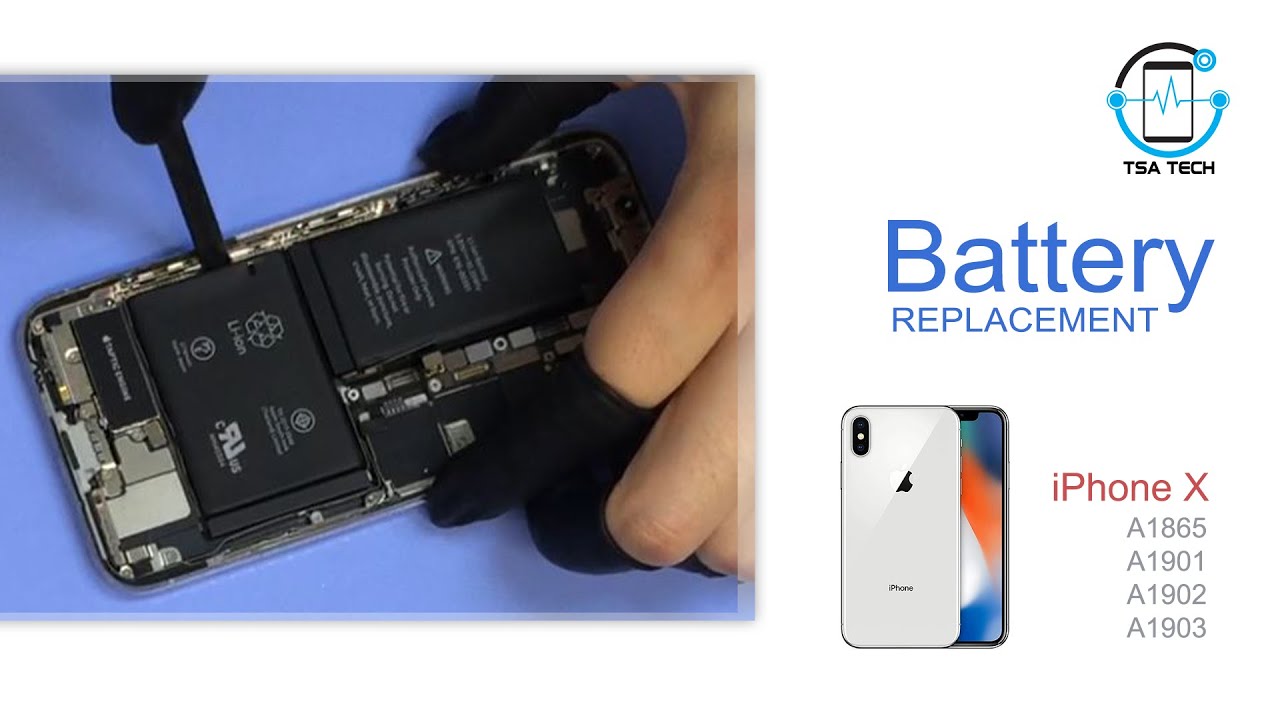 iPhone X Battery replace (A1865, A1901, A1902, A1903) | TSA Tech