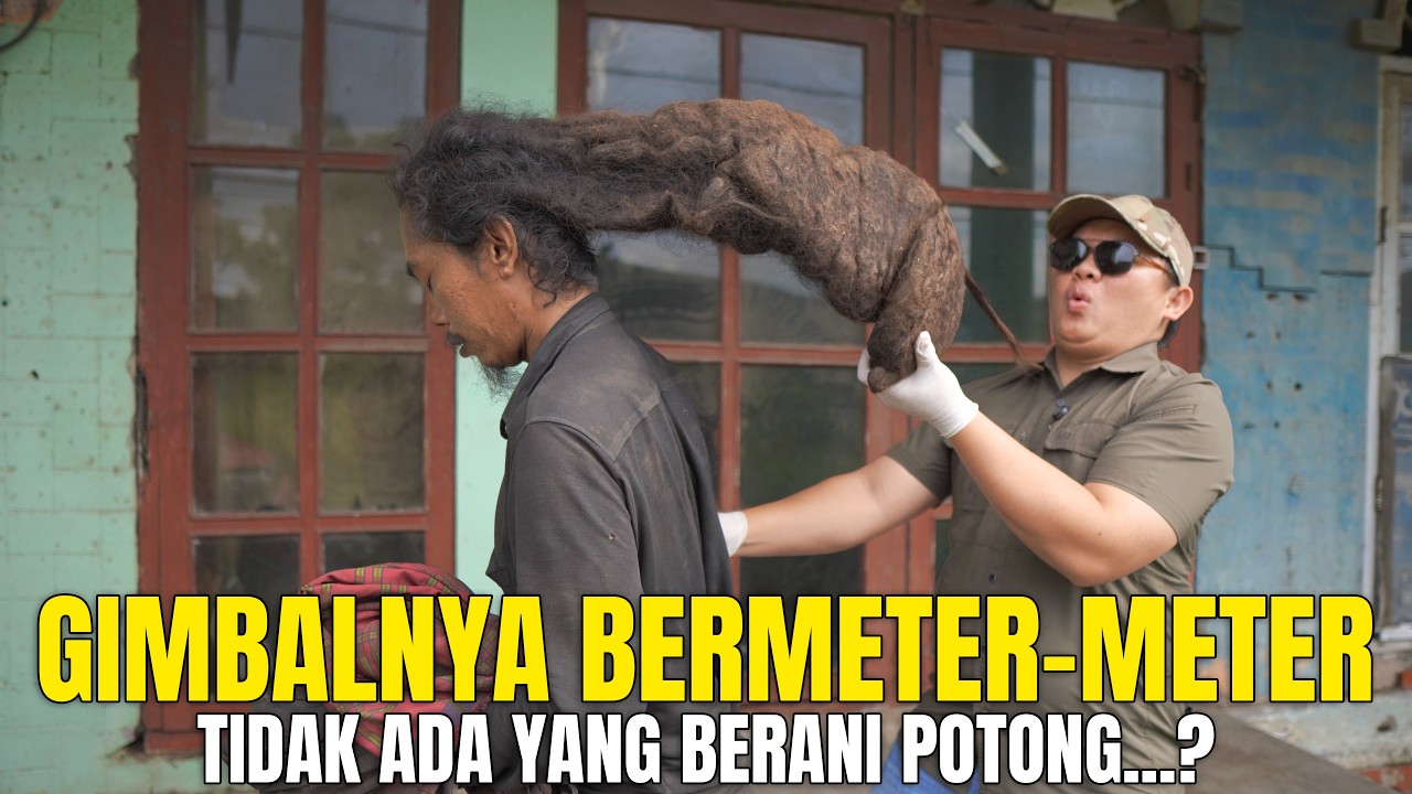 RAMBUT GIMB4LNYA BERMETER-METER !! TIDAK ADA YANG BERANI POTONG KARENA PUNYA ILMU...?