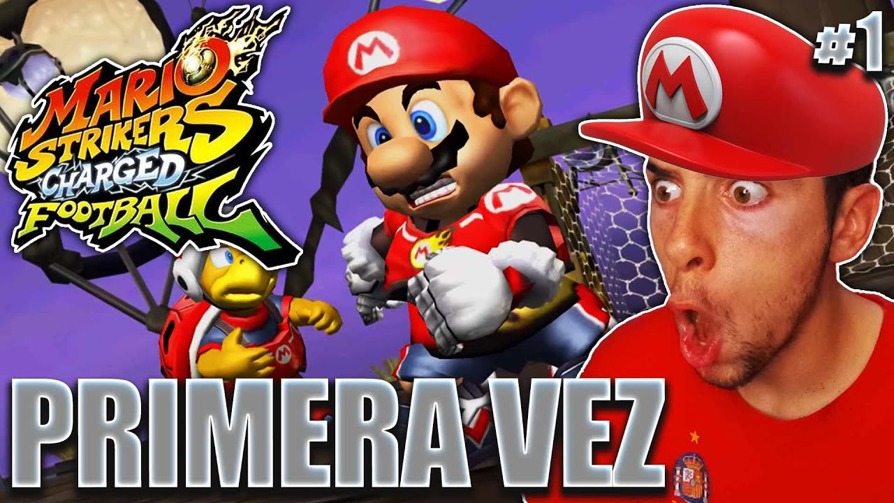 Mi PRIMERA VEZ JUGANDO a MARIO STRIKERS | MARIO STRIKERS CHARGED FOOTBALL #1