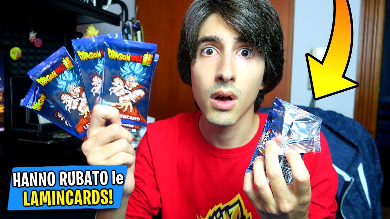 HANNO RUBATO LE MIE LAMINCARDS di DB SUPER Spacchettamento Dragon Ball Super Lamincards 2018