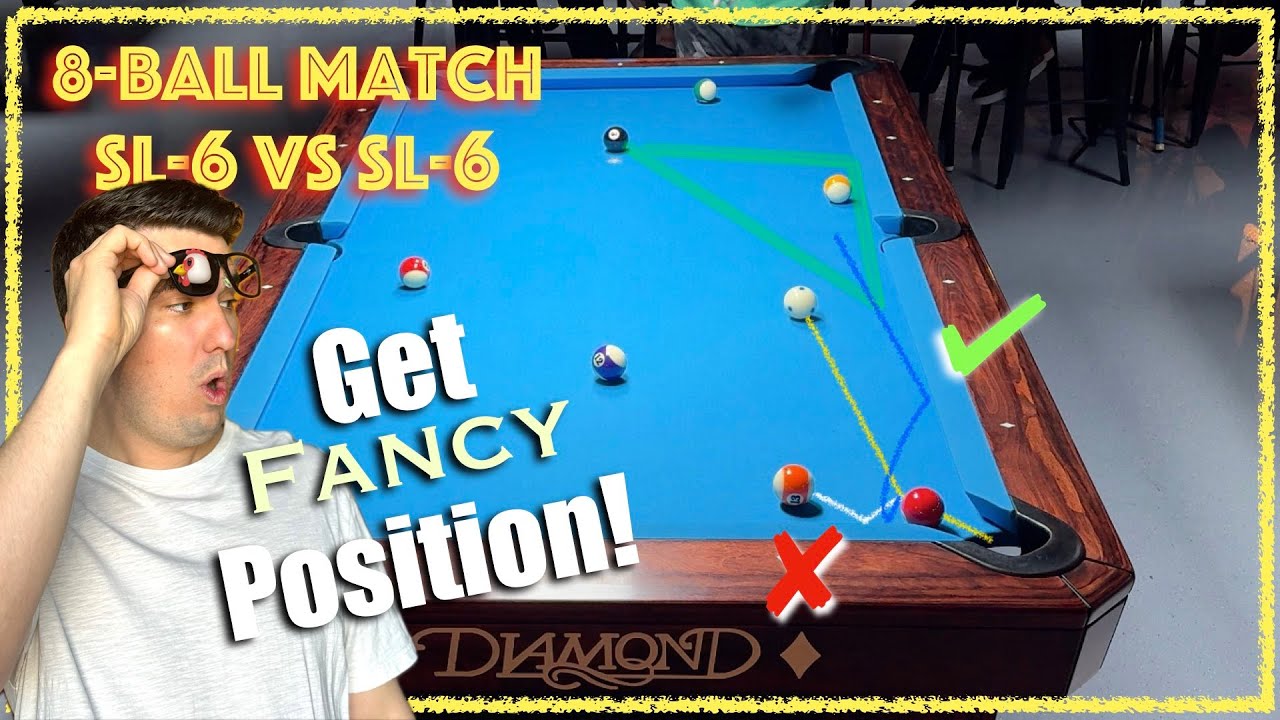 You’ve NEVER seen someone SHOOT like THIS!... what?! Amateur 8-ball pool match APA SL-6 vs SL6!