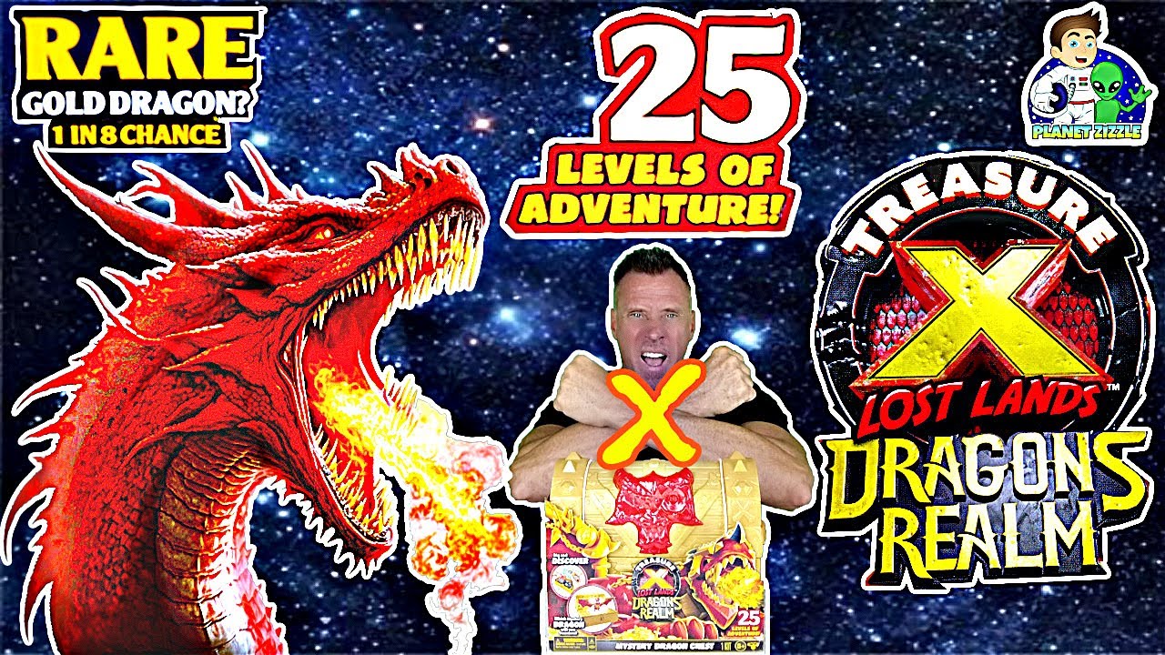 Treasure X Lost Lands Dragons Realm Mystery Dragon Chest 25 Levels of Adventure