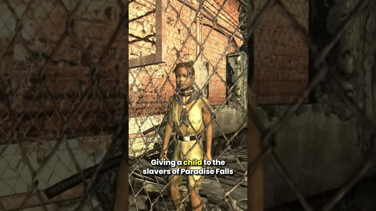 Fallout 3's Most EVIL Choice You Can Make