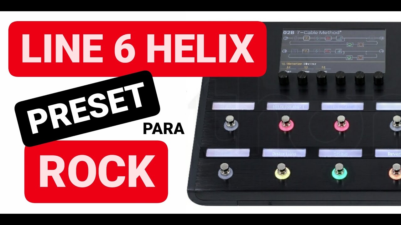 LINE 6 HELIX ROCK TONE Español | Line 6 helix tutorial español