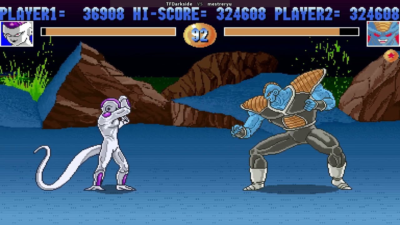 Dragon Ball Z - TFDarkside vs mestreryu ROLLBACK NETCODE