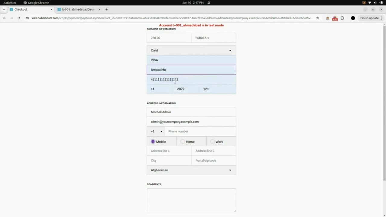 How to Integrate Bambora Payment Acquirer in Odoo | Bambora Payment Gateway | Bambora Odoo Connector