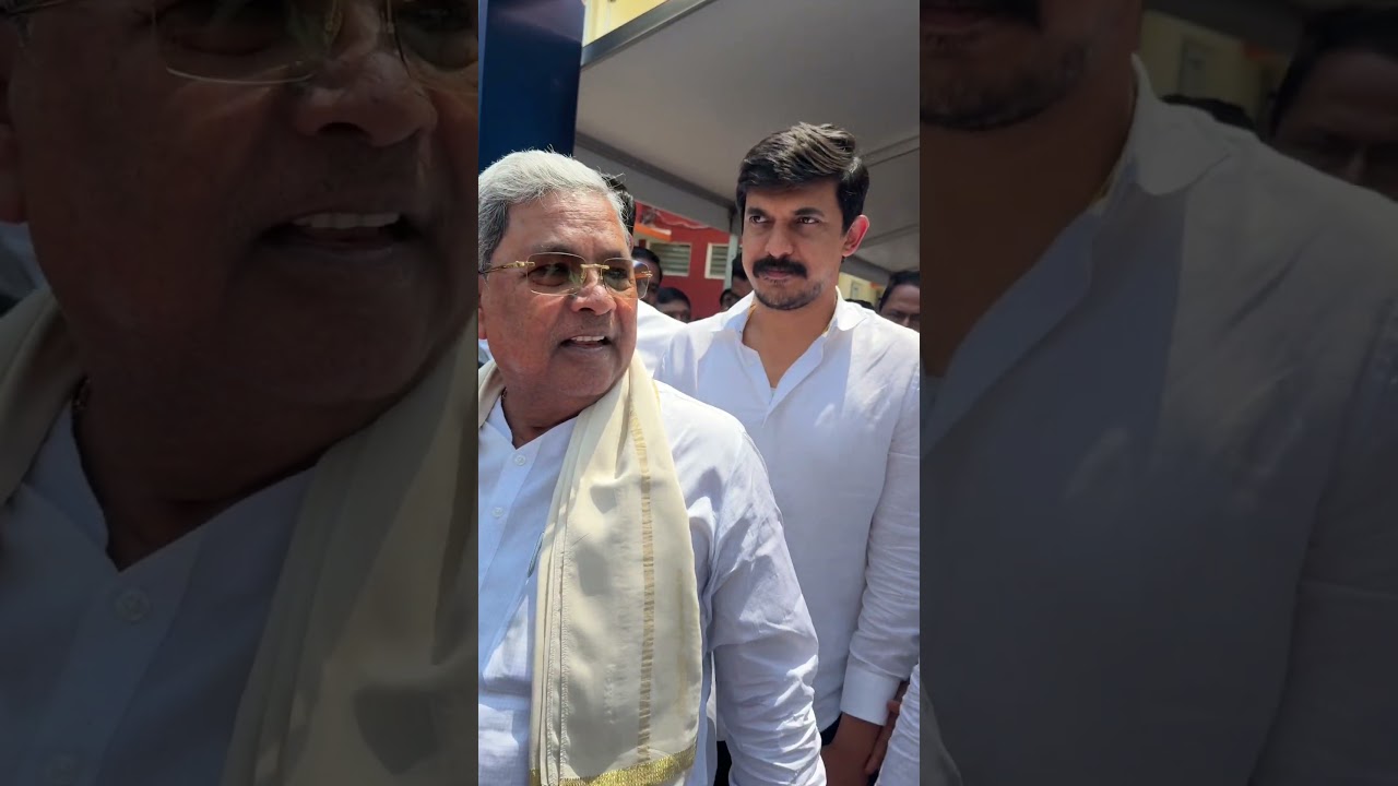 Boss with CM....                                         #cm #mla #priyakrishna #govindrajnagara