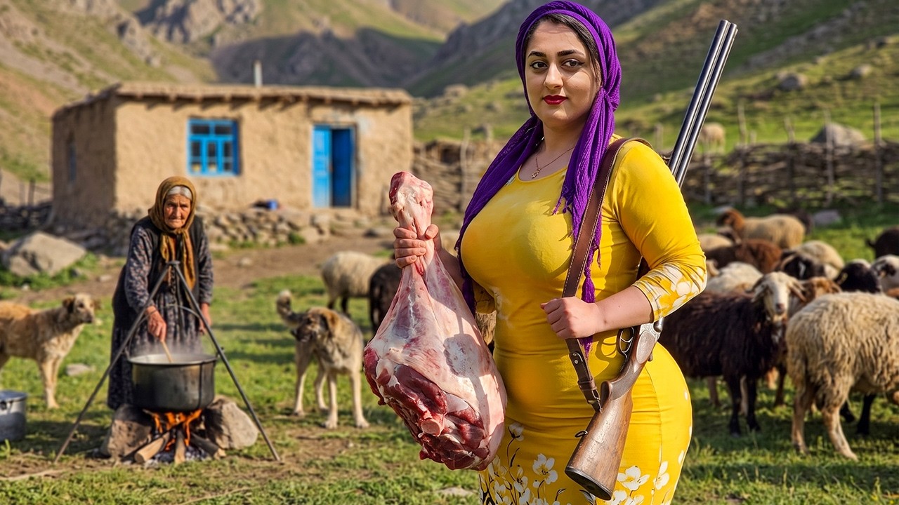 IRAN Daily Village Life | Peaceful Nomadic Life & Rural Traditions