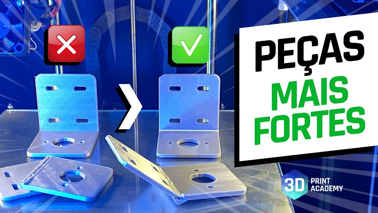 Tenha Impressões 3D MAIS RESISTENTES com esta DICA SIMPLES!