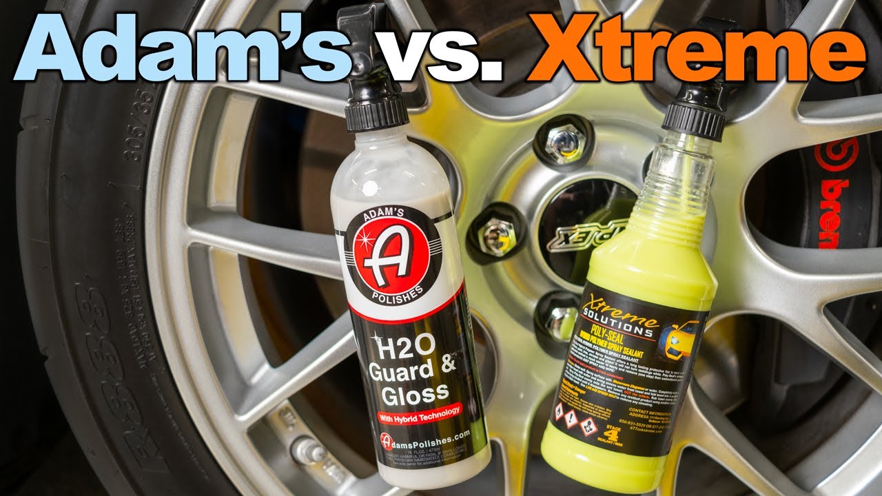 Xtreme Solutions Poly-Seal или Adam's H2O Guard & Gloss — какой спрей-воск лучше?