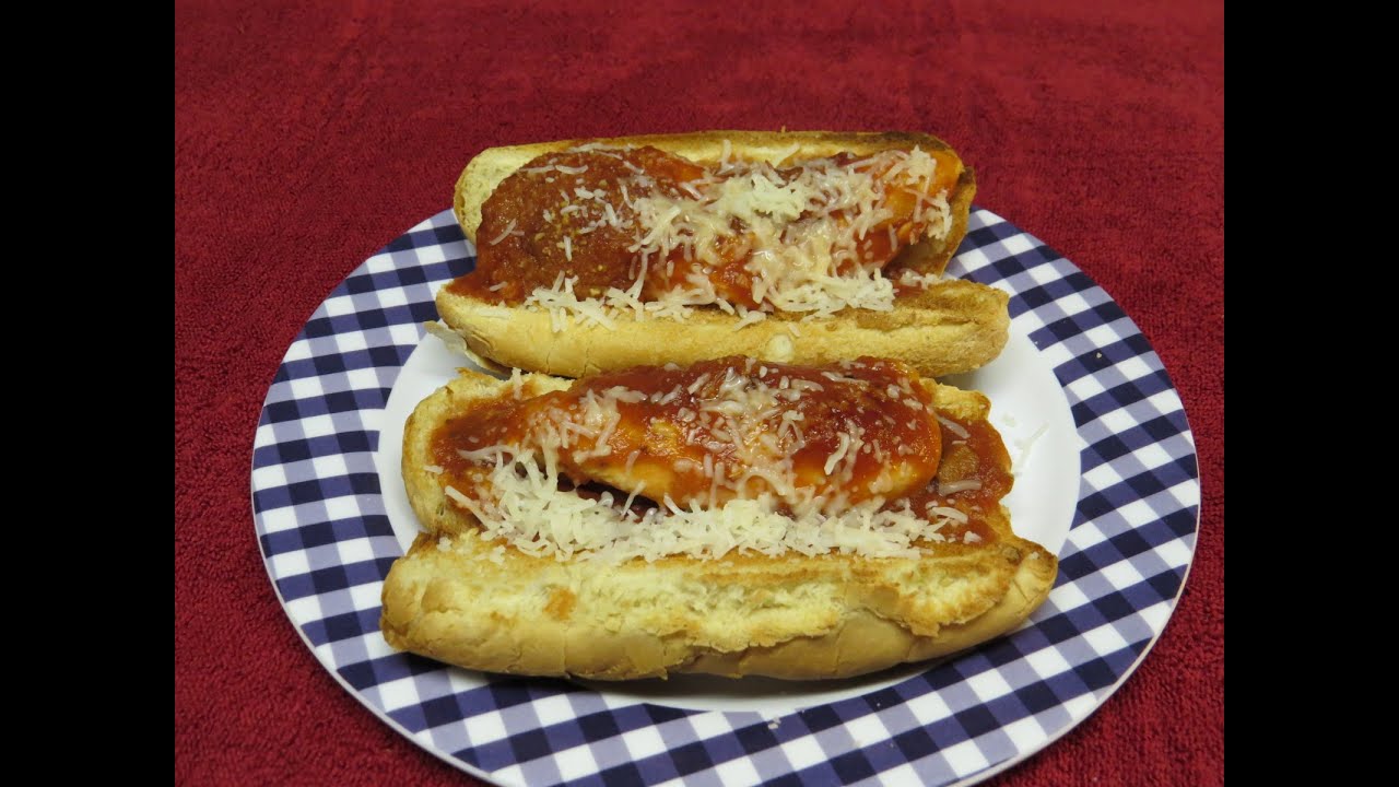 Easy Chicken Parmesan Cooked in the Toaster Oven