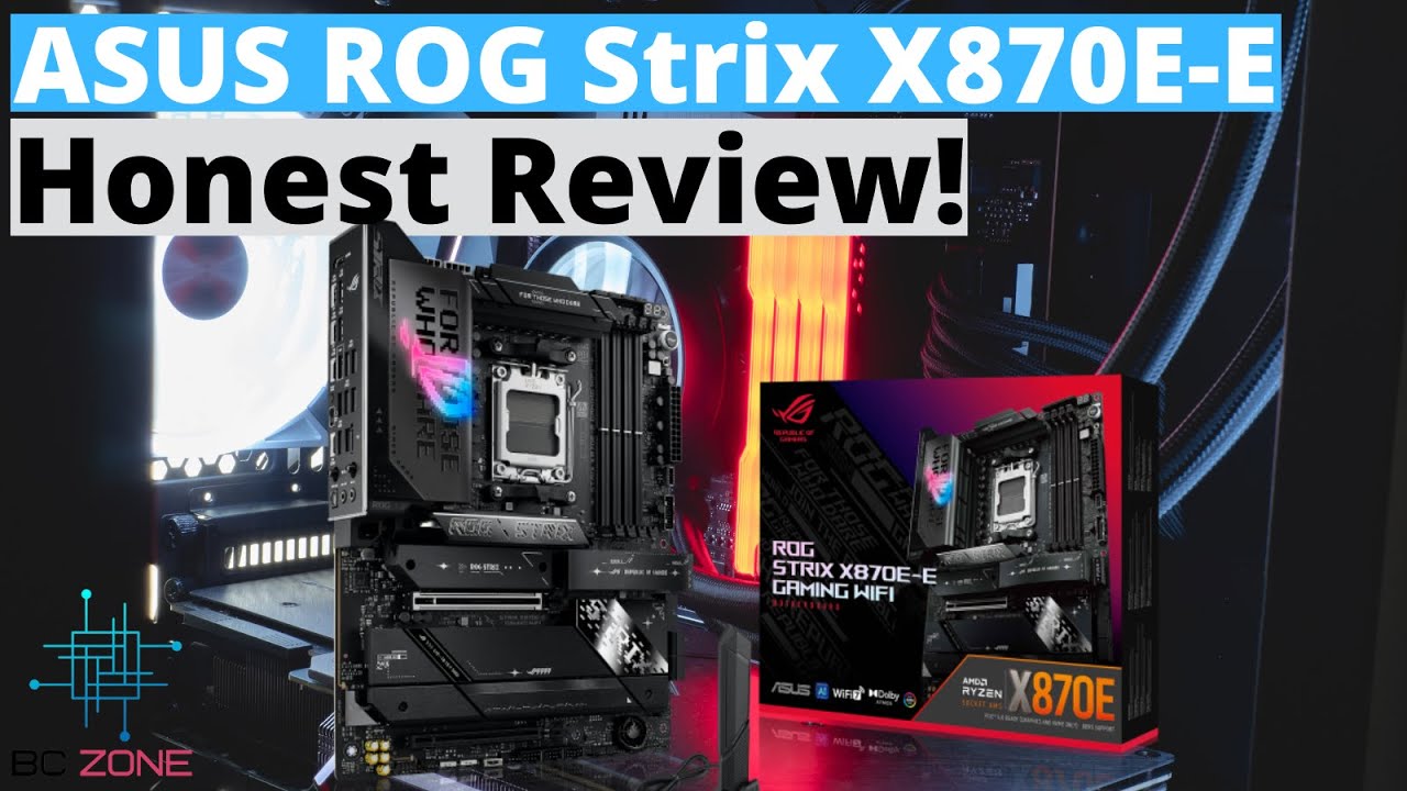 ASUS ROG Strix X870E-E Gaming Review! The Best High-End x870 Motherboard!