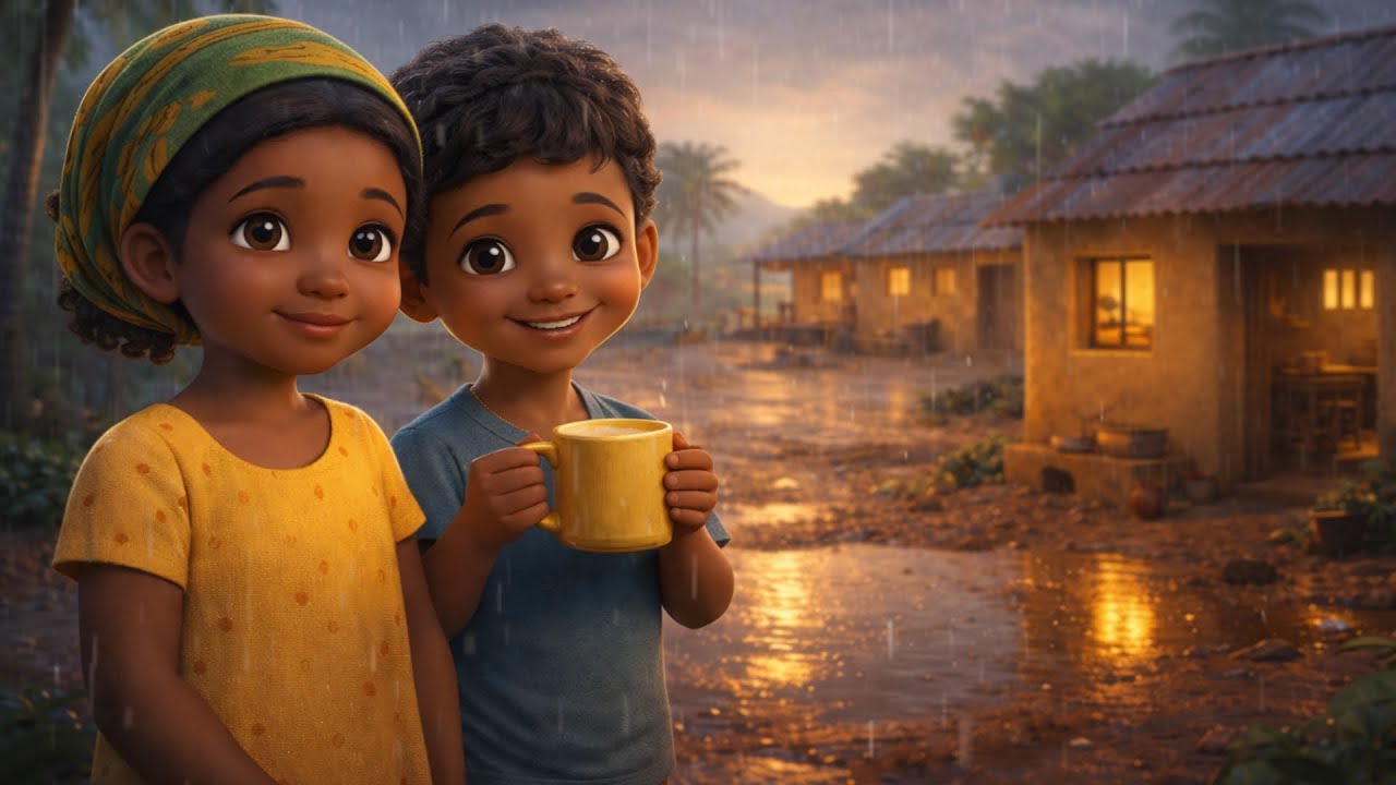 🌧️ Une Journée de Pluie dans un Village du Sénégal.