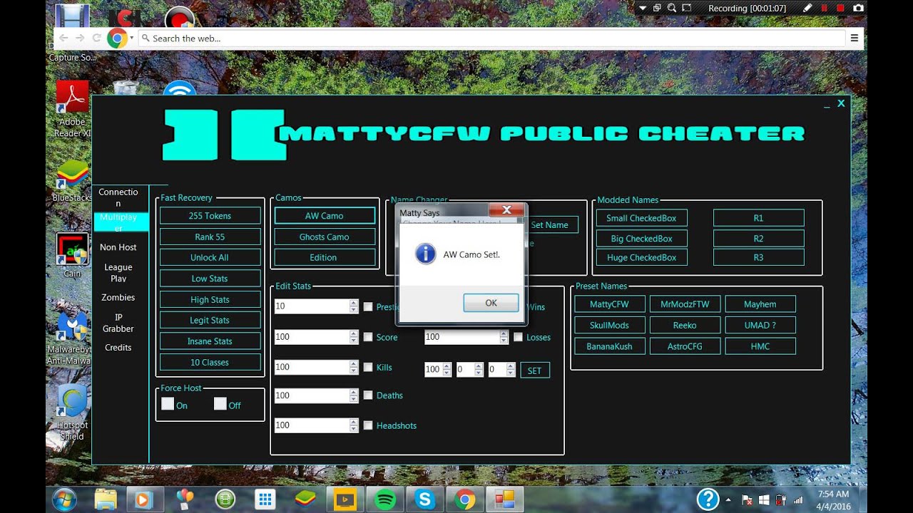 MattyCFW PublicCheater Rtm Tool