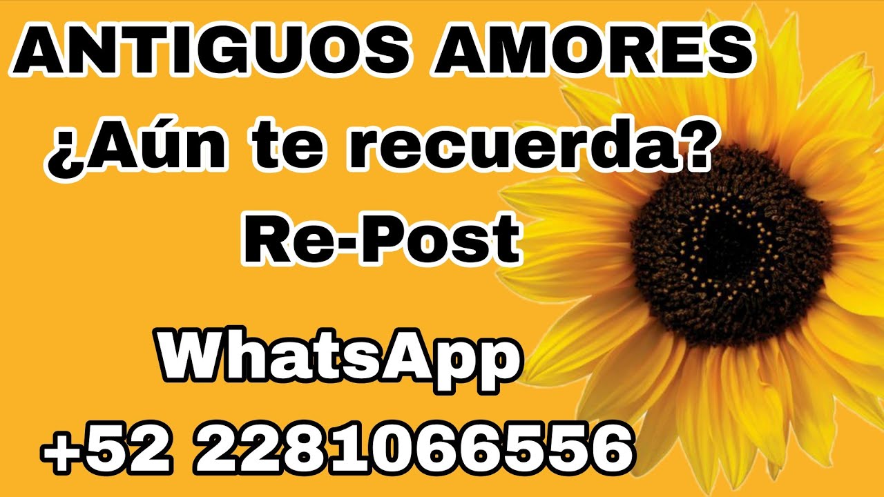 AMORES DEL PASADO ¿Te piensa aún? ¿Te extraña? 