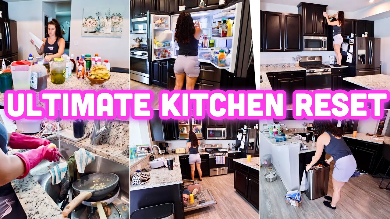 ULTIMATE SUMMER KITCHEN RESET: DEEP CLEAN, FRIDGE CLEAN OUT + MORE | EXTREME SPEED CLEAN