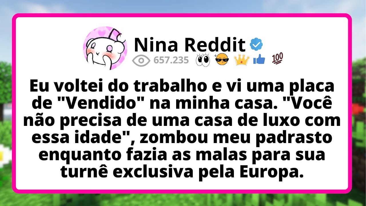 Eu voltei do trabalho e vi uma placa de Vendido na minha casa. Você não precisa de uma casa de luxo