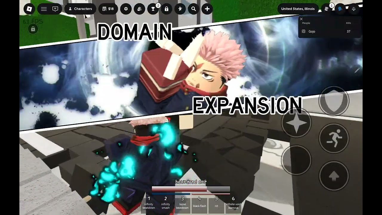 Shinjiku gojo custom moveset