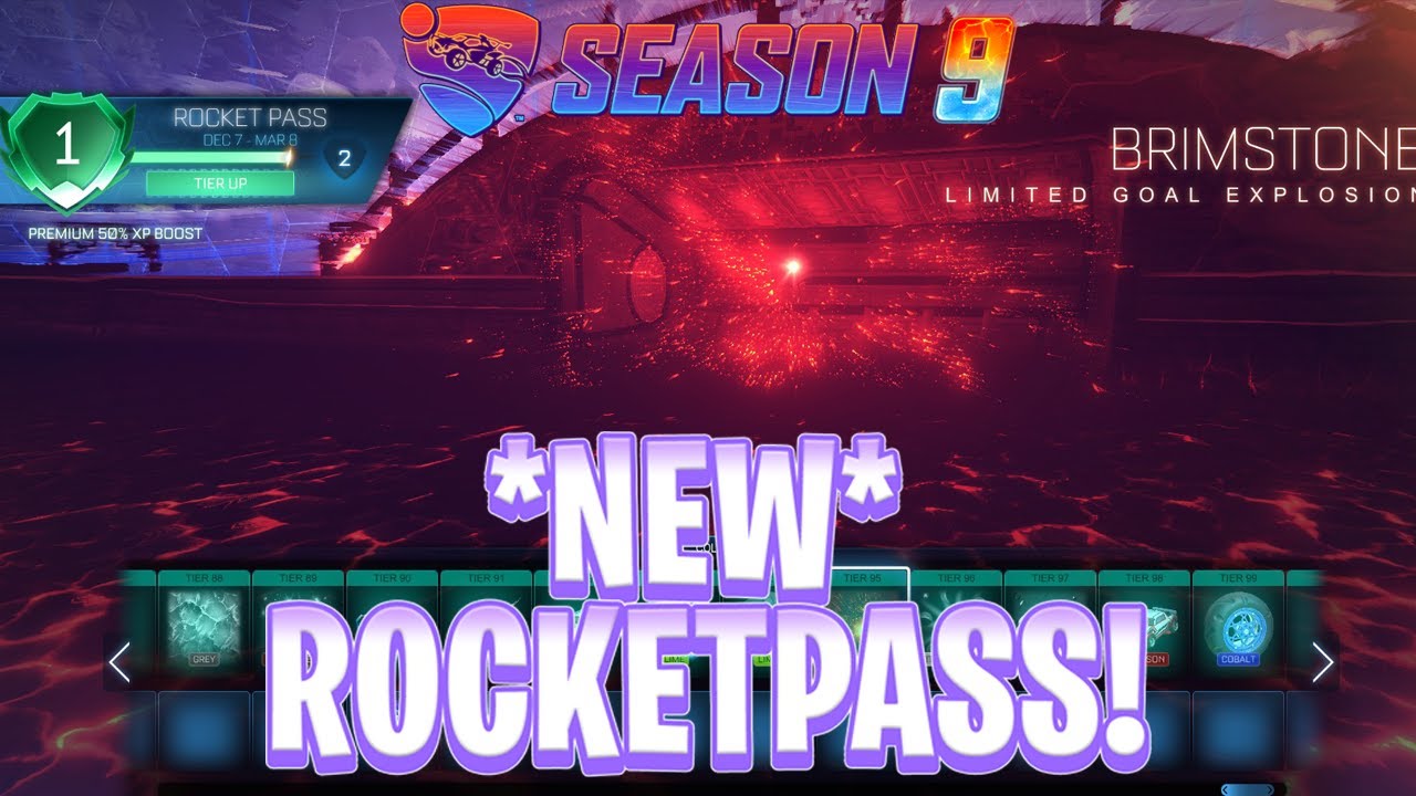 *NEW* SEASON 9 ROCKET PASS SHOWCASE! (Rocket League Season 9 Update)
