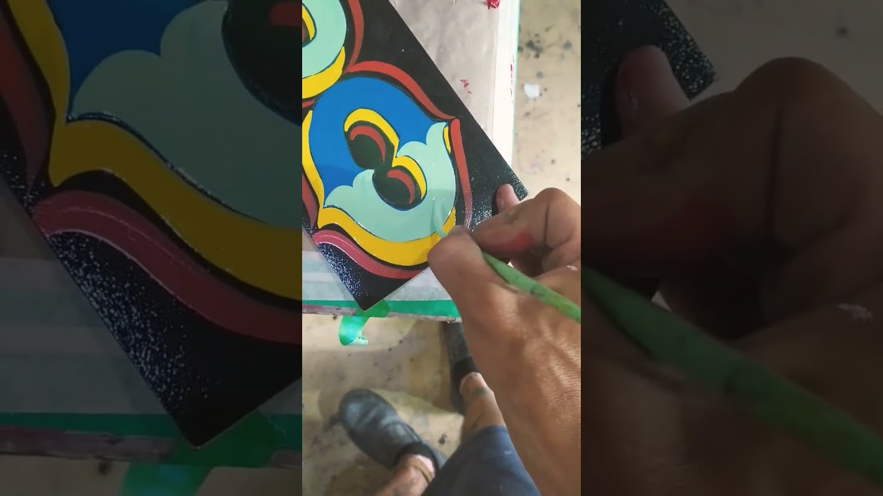 Pintando placas para est&uacute;dio de tattoo #kustomkulture #letrista #signpainter
