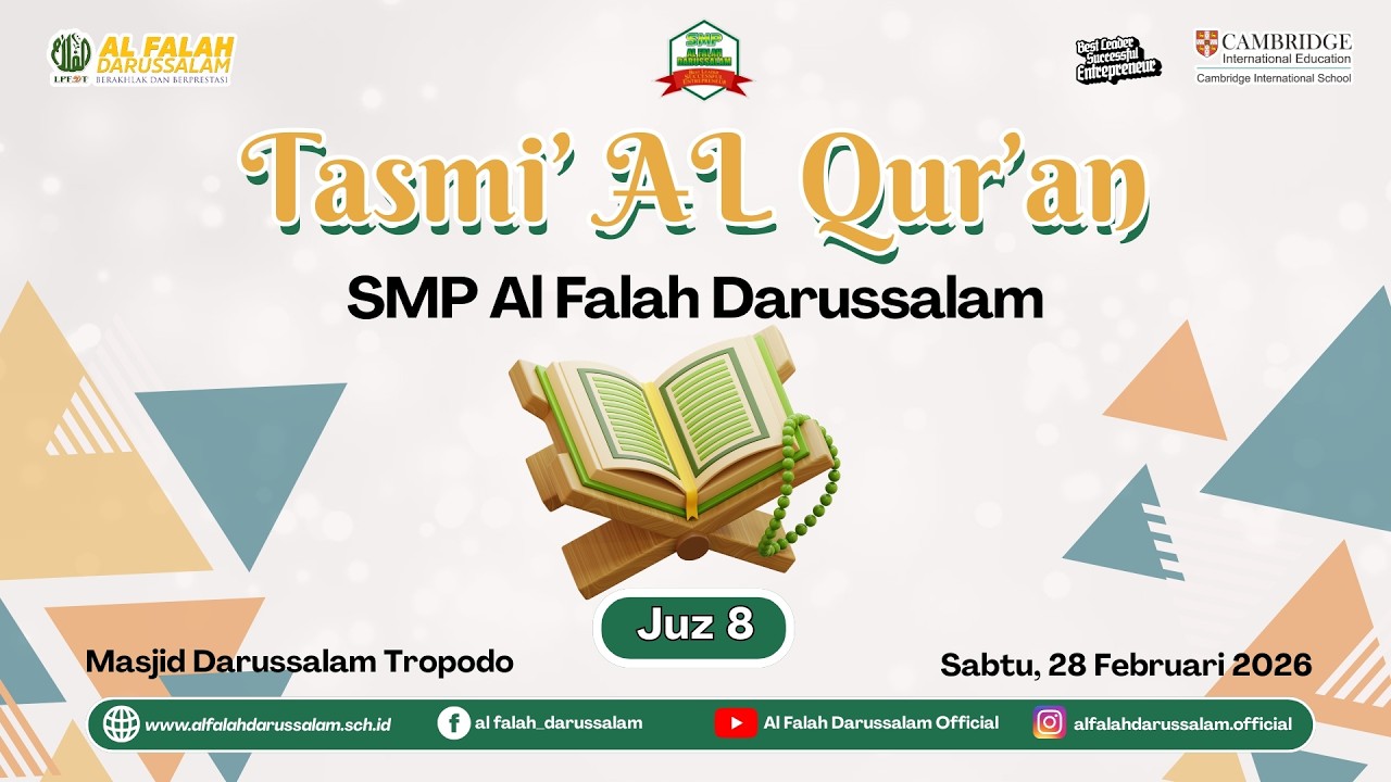 Tasmi' Al Qur'an Juz 8 | SMP Al Falah Darussalam