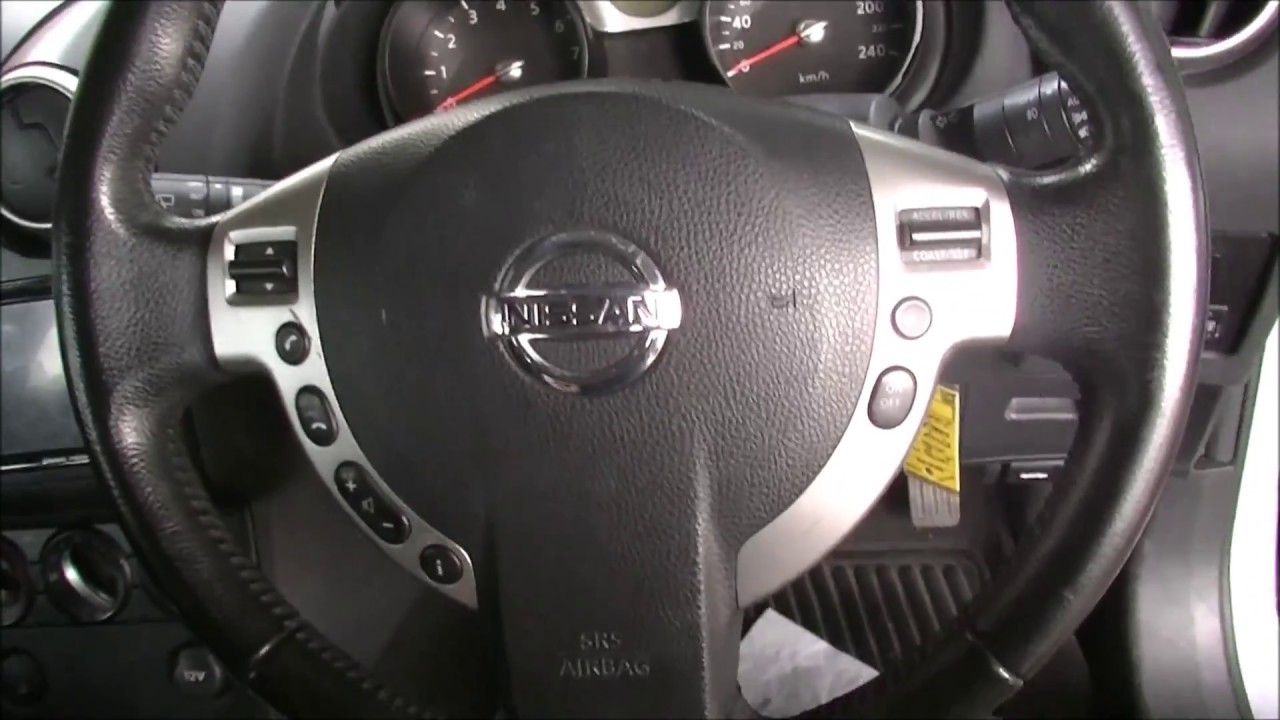 Замена часовой пружины Nissan Dualis...Устранение неполадок с лампой подушки безопасности SRS.