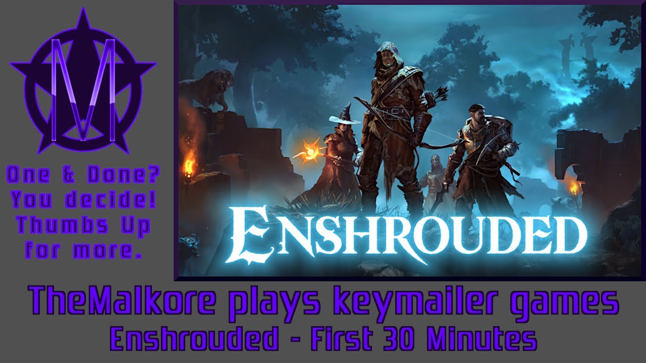 Enshrouded 🟣 First 30 Minutes 🟣 Keymailer Game