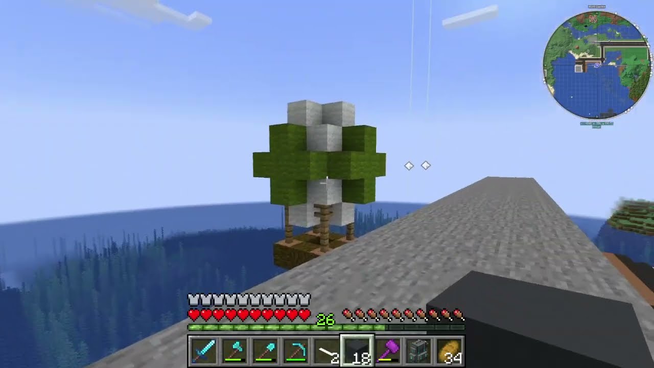 Minecraft Überleben Heute bauen wir weiter an Straßenbau ind er Stadt Innsbruck