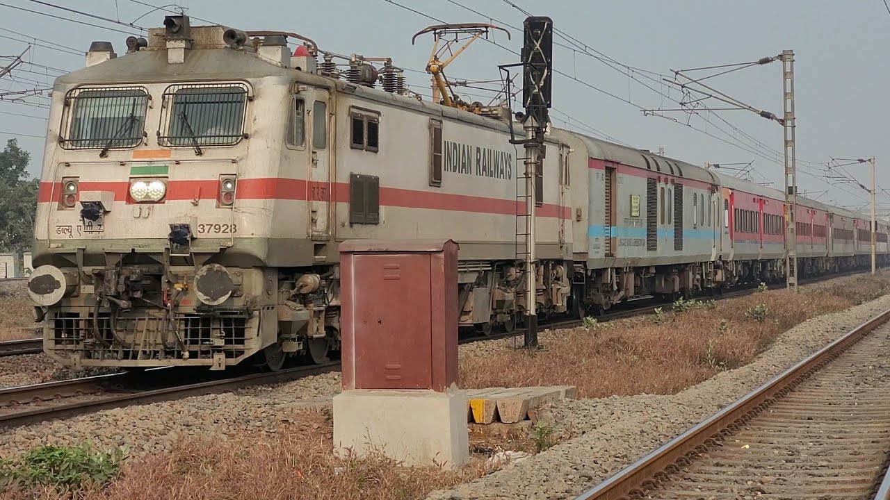🔥[3-In-1] Route Diverted Azad Hind+Jnaneswari | Dangerous WAP7+LHB Morning Actions | SECR RAILWAYS🔥