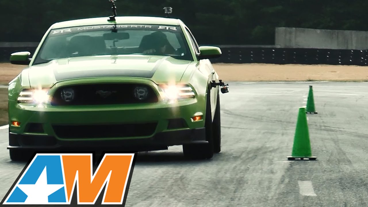 Drifting With Vaughn Gittin Jr.In The Mustang RTR Spec 2 -  Hot Lap
