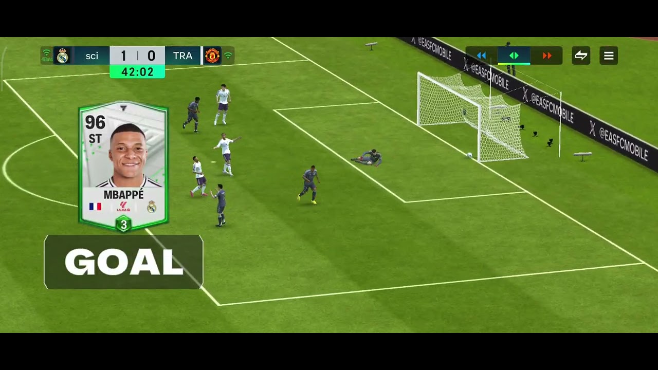 Manchester United vs real madrid heat up 🔥🔥 2-0 fc mobile #fcmobile #gaming  #trending #fifa #pes 