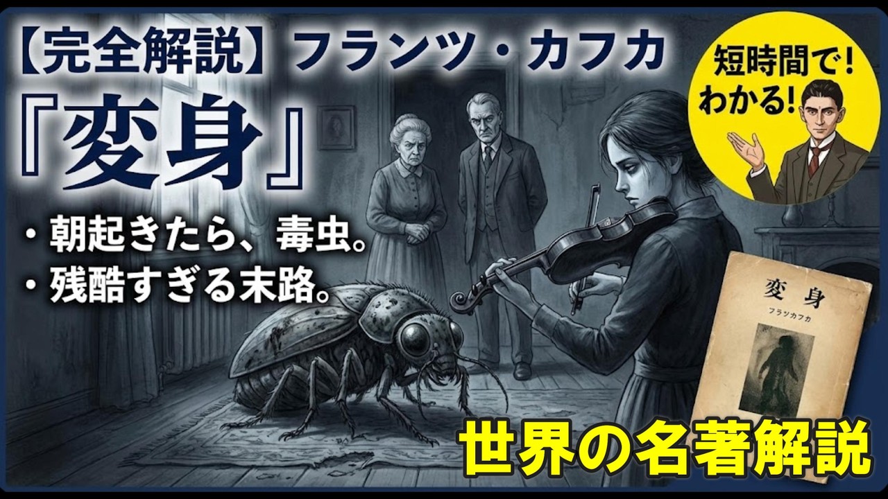 【完全解説】フランツ・カフカ『変身』