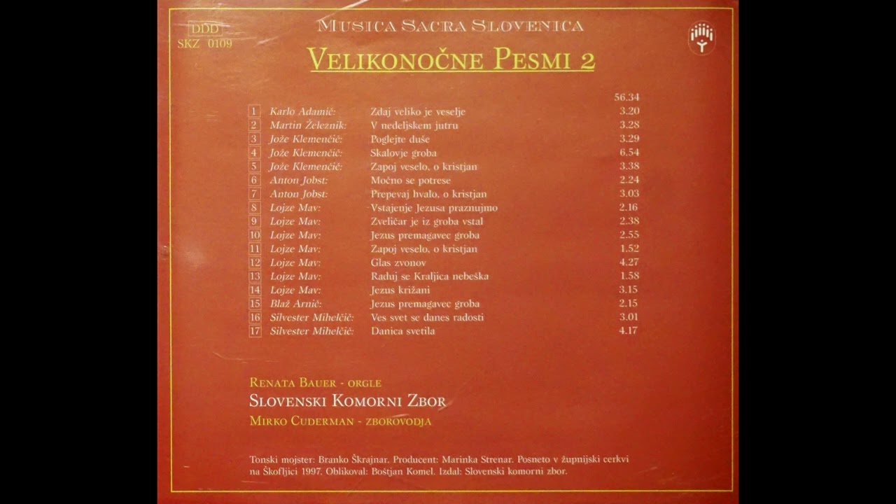 Glas zvonov (Lojze Mav) - Slovenski komorni zbor