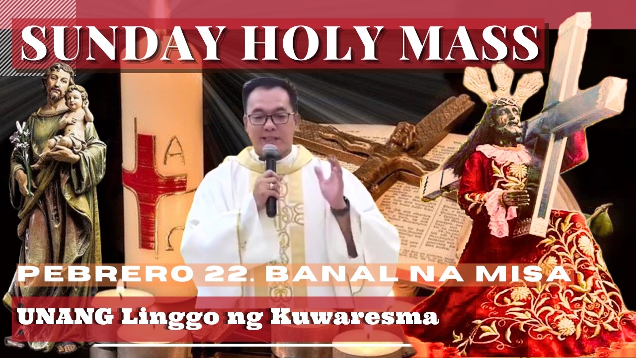 FILIPINO MASS TODAY SUNDAY || Febuary 22 ONLINE MASS  |  REV FR DOUGLAS BADONG