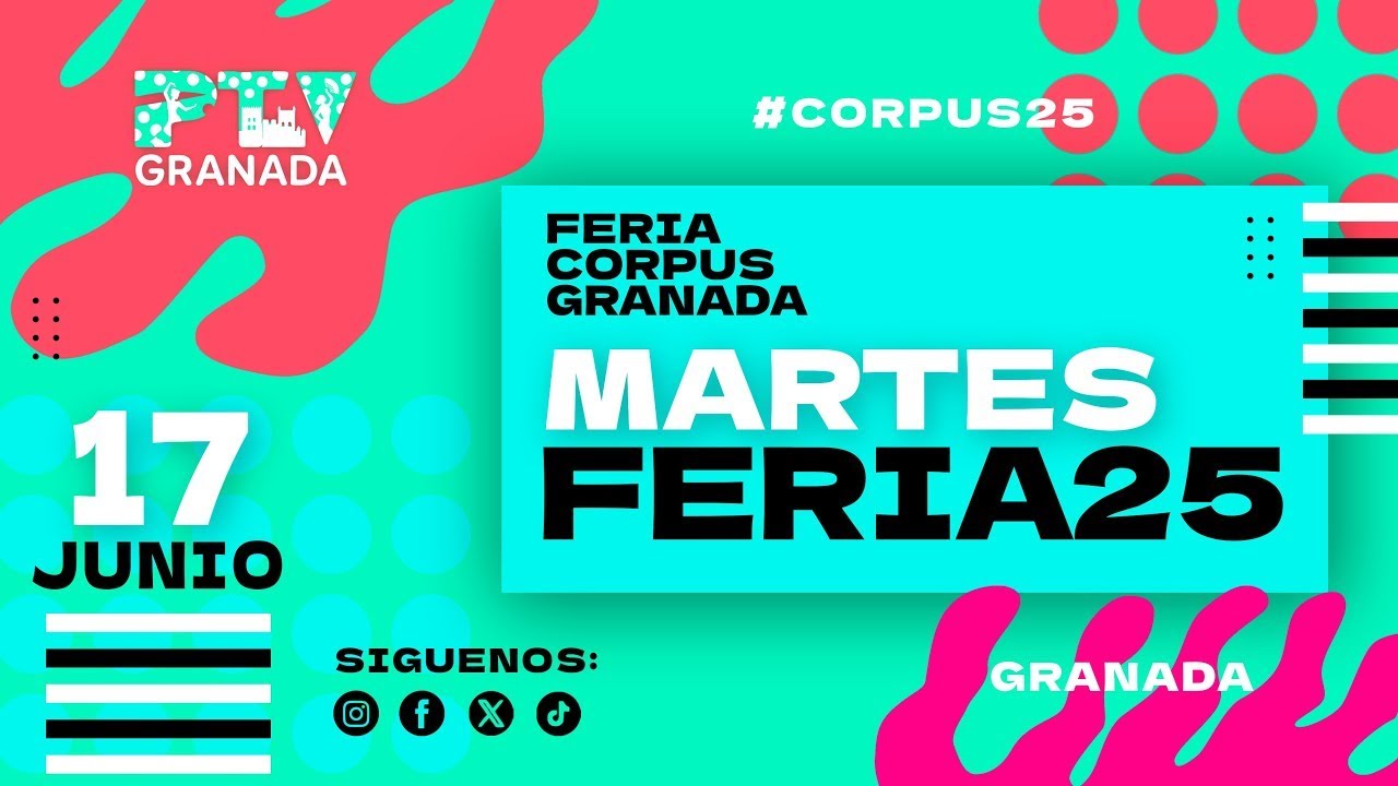 🔴 MARTES de Feria l Vivimos desde el Recinto Ferial y el centro este #Corpus25 en Granada