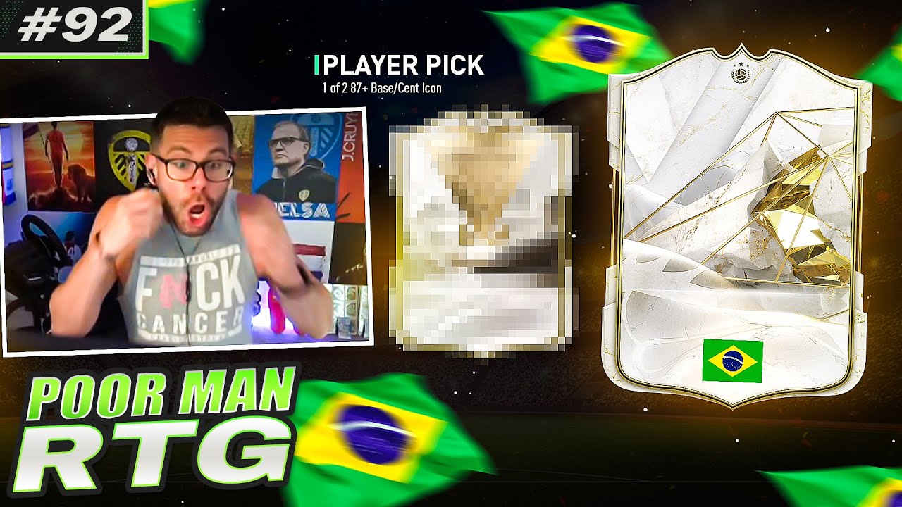 OH MY GOD!!!! INSANE BRAZILIAN ICON PACKED!!!! - RTG #92 - FC24
