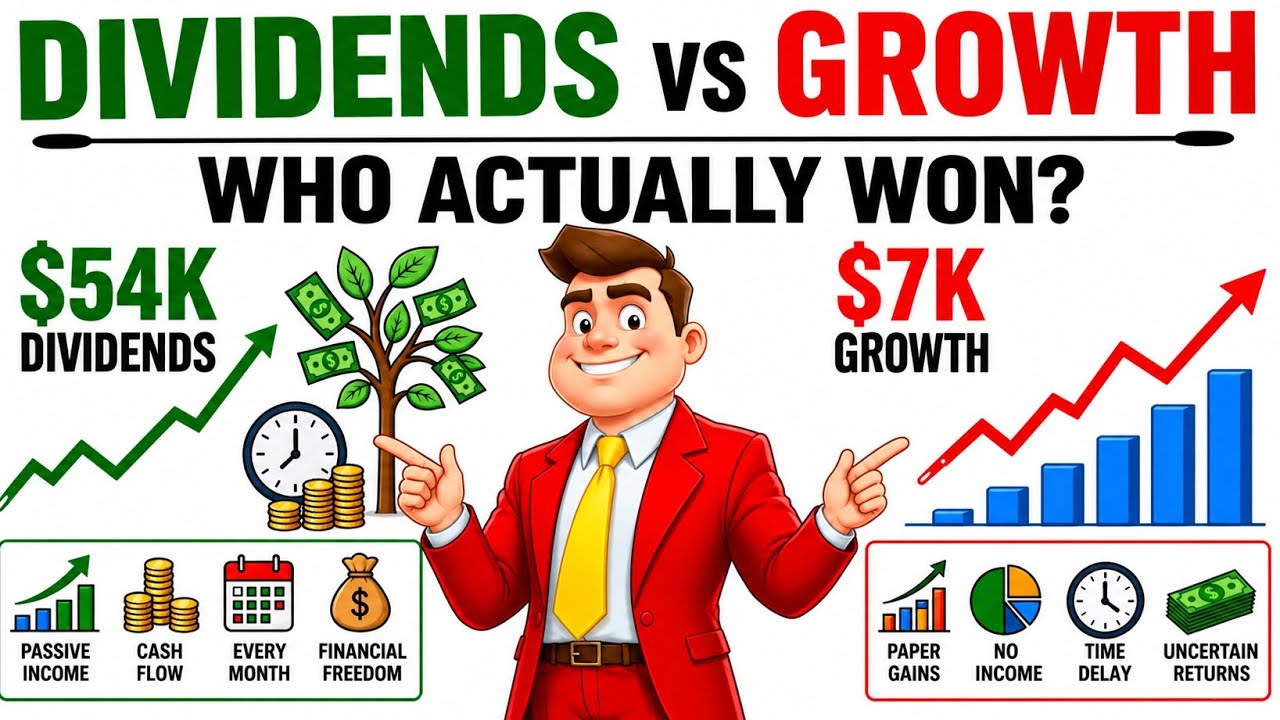 Dividend Stocks vs Growth Stocks &mdash; Which Actually Builds More Wealth?