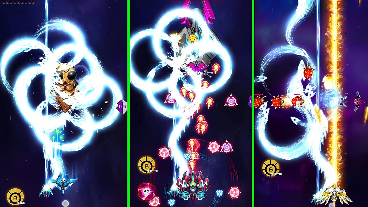 space shooter galaxy attack game guardian Fire Rate Gun hack all boss & event PVP IOS & Android 2025