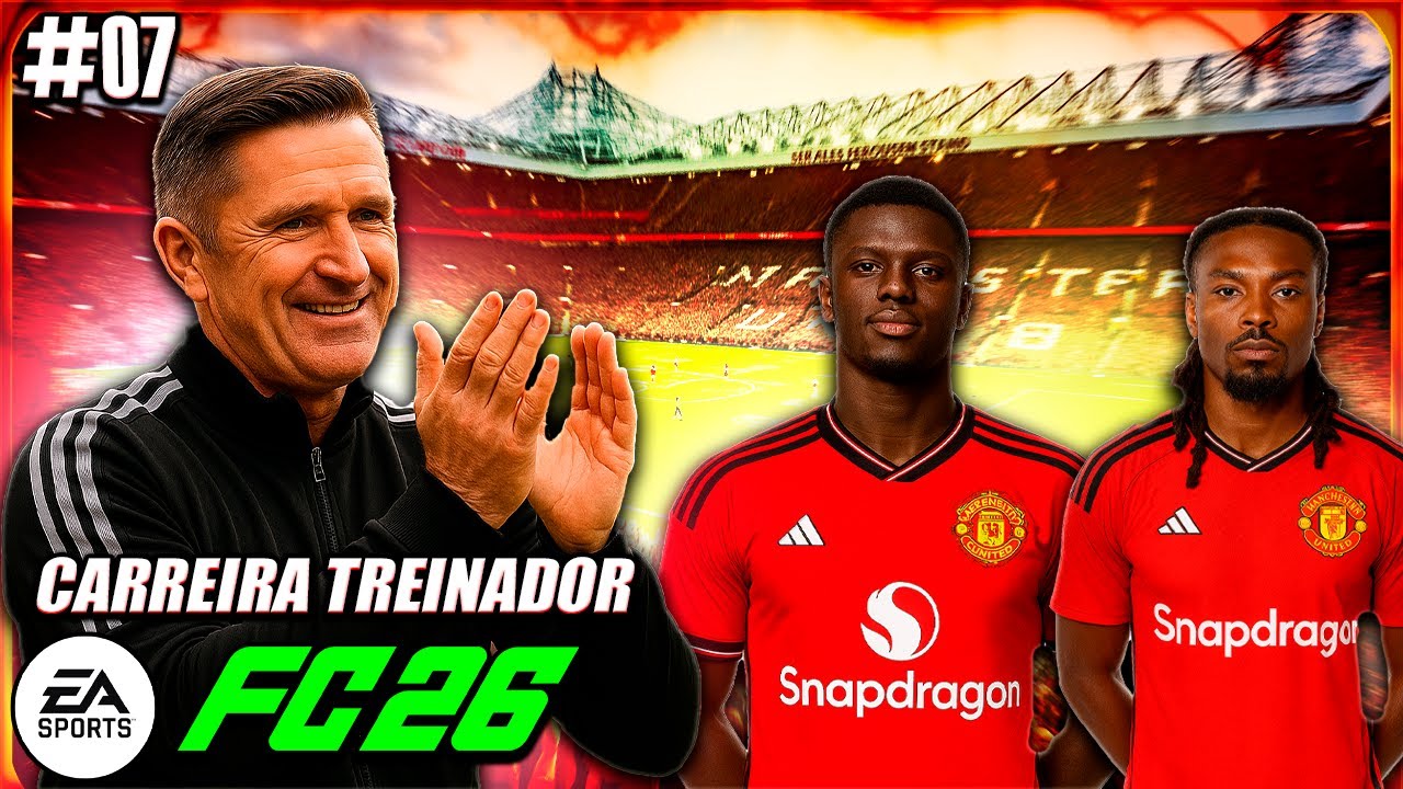 OS REFORÇOS BRILHARAM!! | CARREIRA TREINADOR EAFC 26 | #07