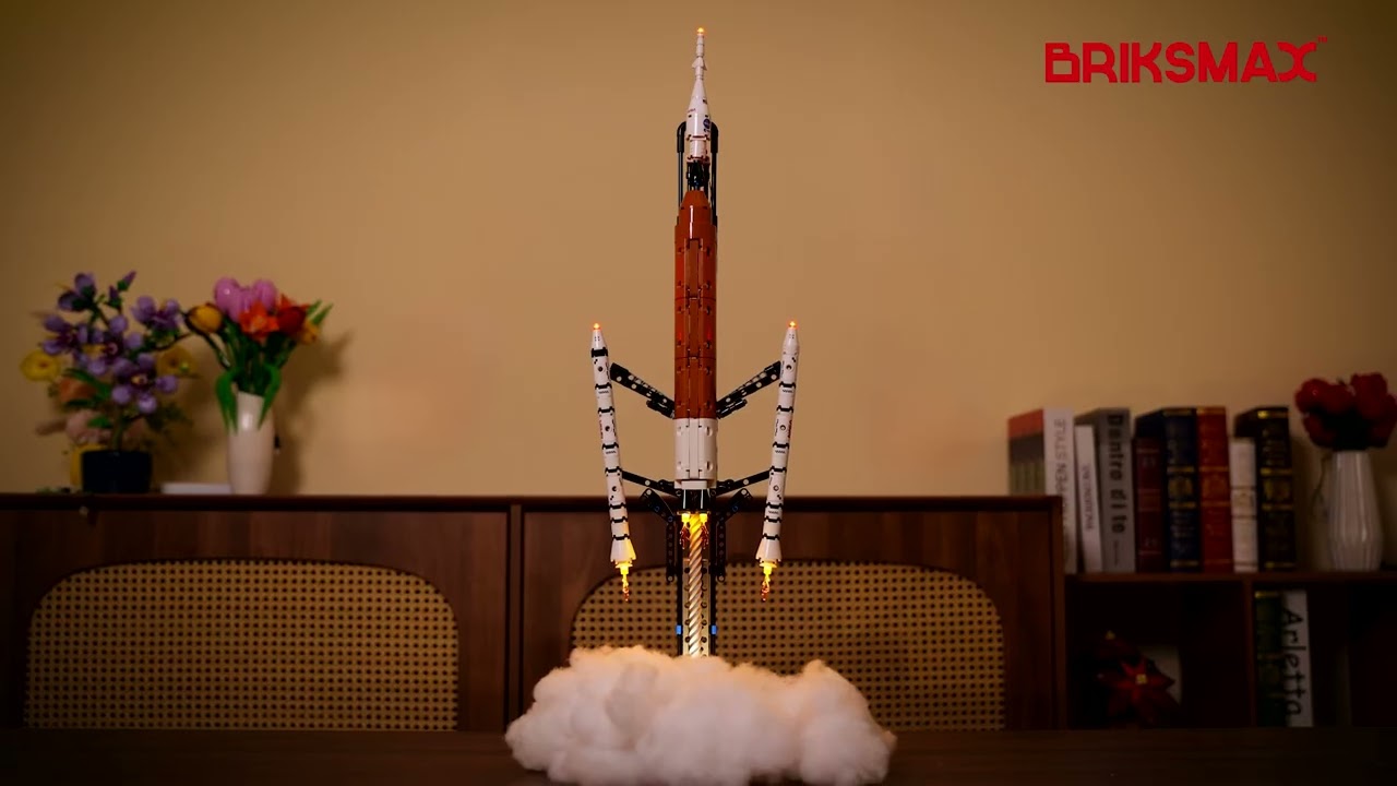 Light up LEGO® NASA Artemis Rocket with BRIKSMAX! 🚀✨ #LEGOlights #LEGO #Briksmax