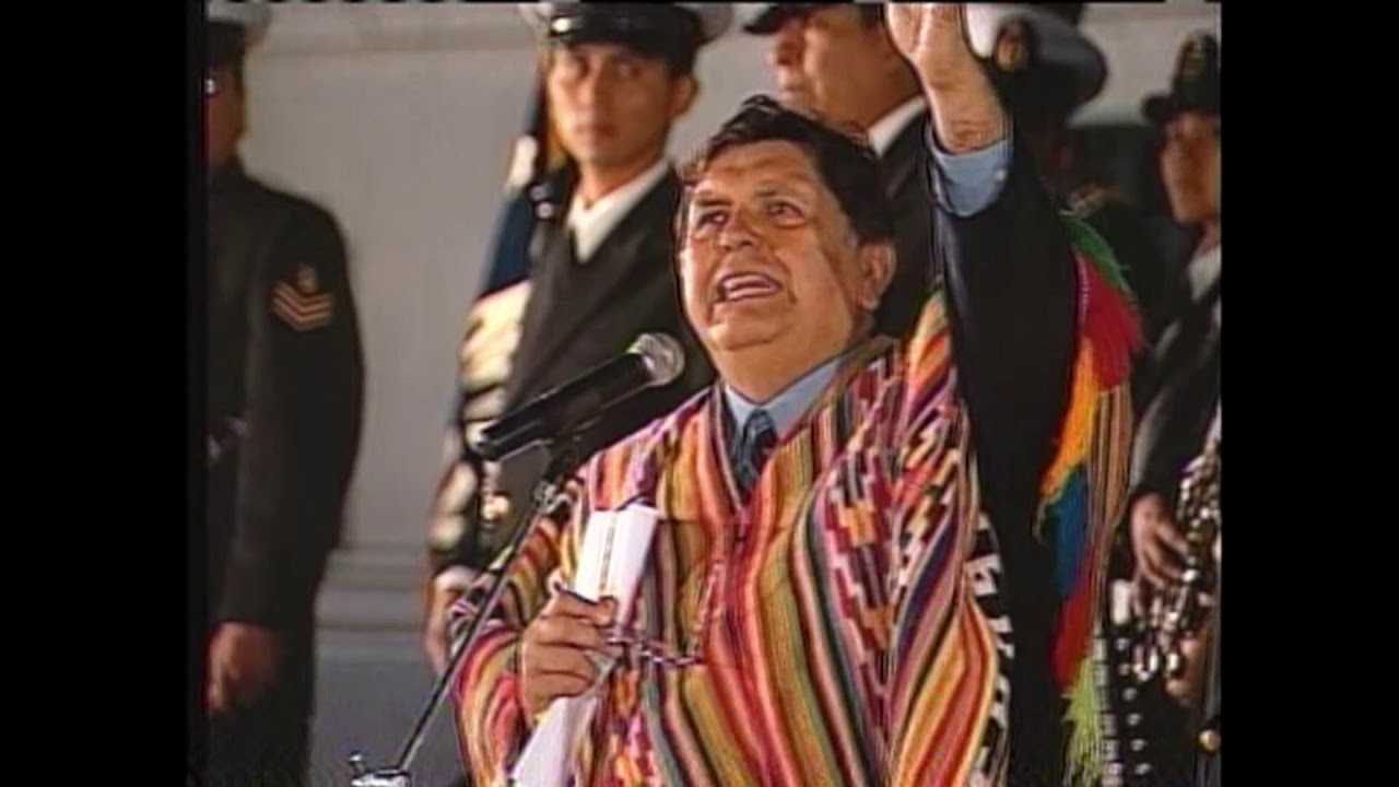 Presidente Alan Garcia rinde homenaje a Machupicchu en Palacio de Gobierno