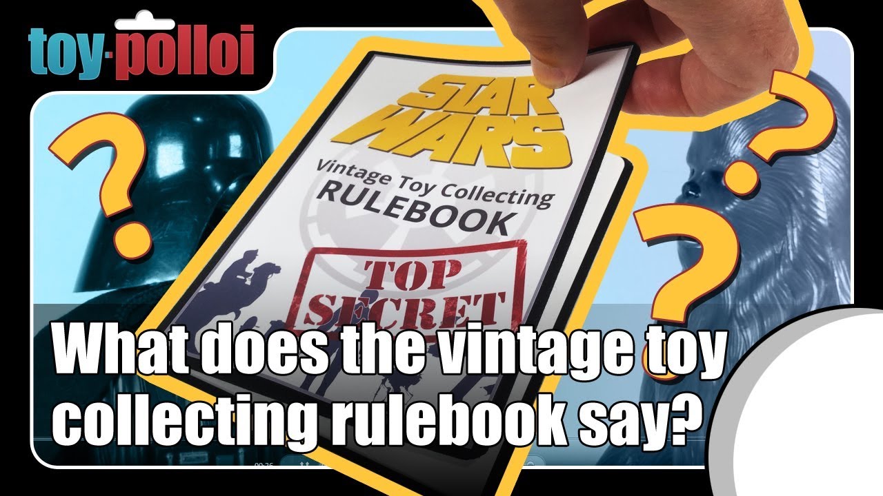 What does the Star Wars vintage toy Collecting Rulebook actually say?