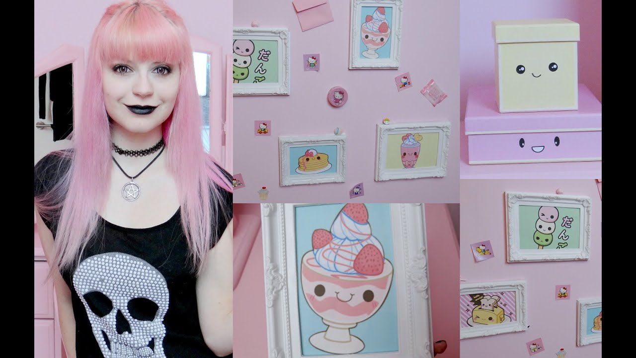 DIY: Kawaii/ Pastel Goth Room Decor