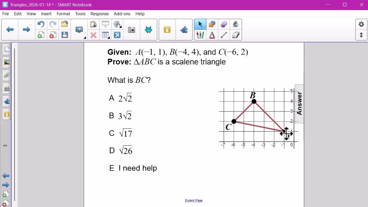 Geometry Triangle Coordinate Proofs Q66