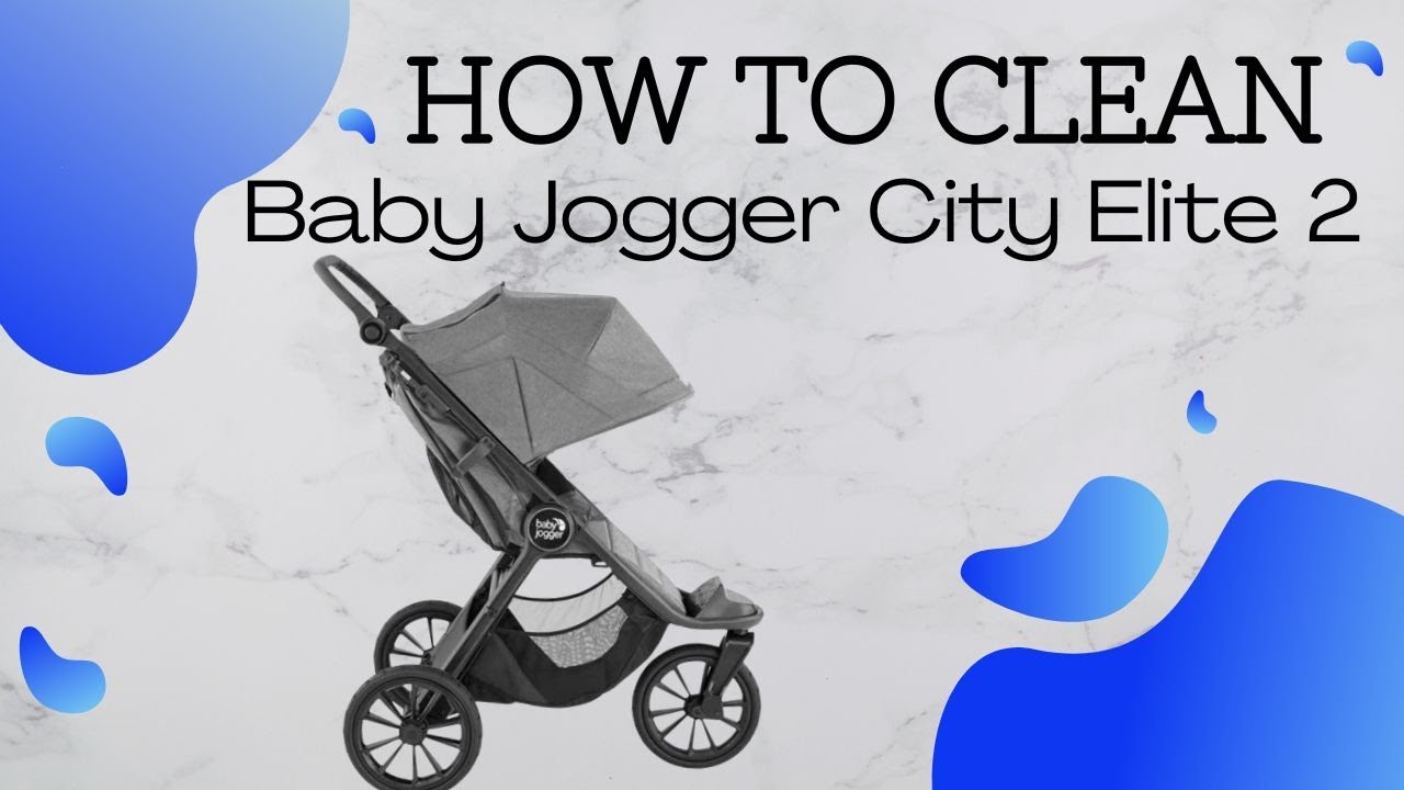 How to wash Baby Jogger City Elite 2 (Remove & Put on Fabrics)