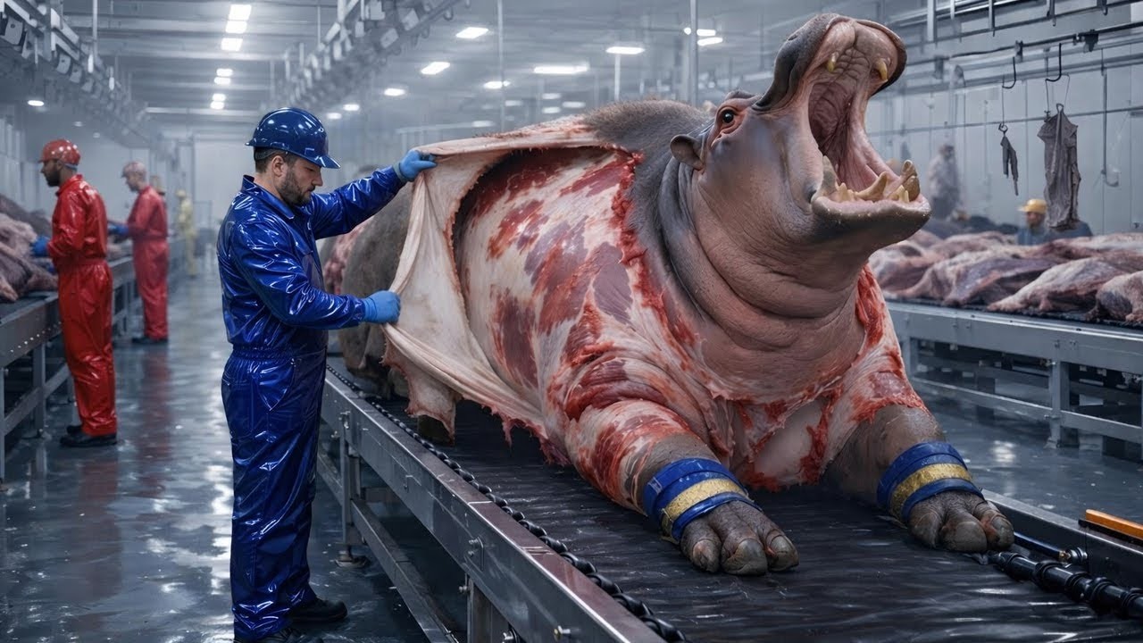 Inside a Futuristic Hippo Cheese Factory  How Premium Cheese Is Made  Full Process
