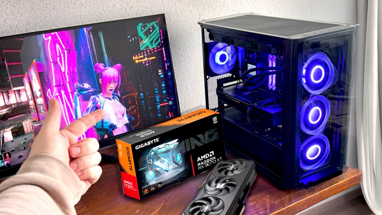 Сборка ПК на RX 9070XT Оптимально за свои деньги!